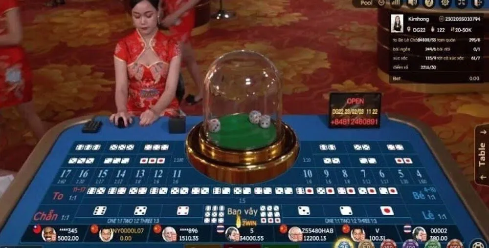 Các tính năng tại sảnh Live Tài Xỉu DP568