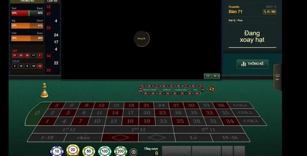 Mẹo chơi Roulette DP568